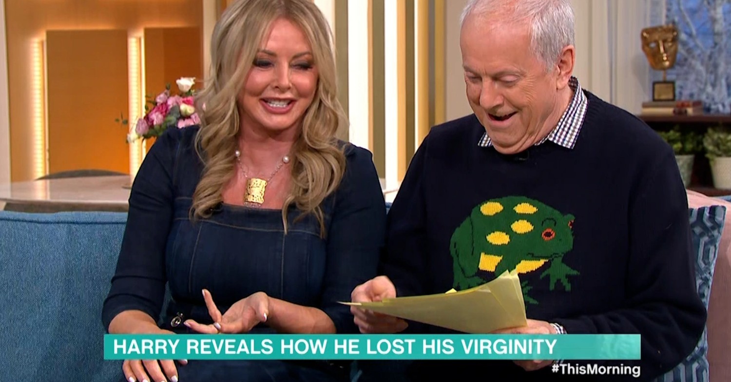 Gyles Brandreth and Carol Vorderman on This Morning