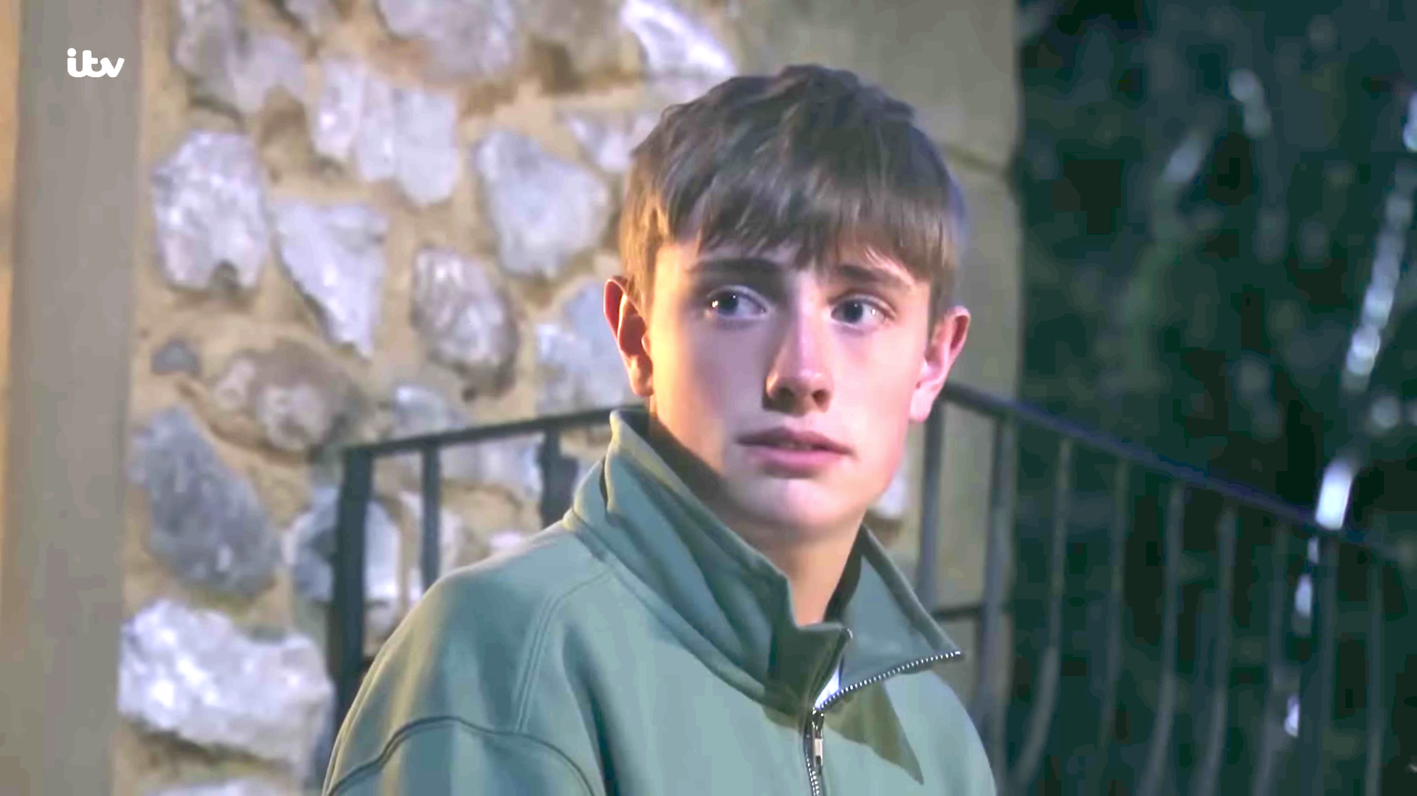 Marshall in Emmerdale after tormenting Arthur Thomas