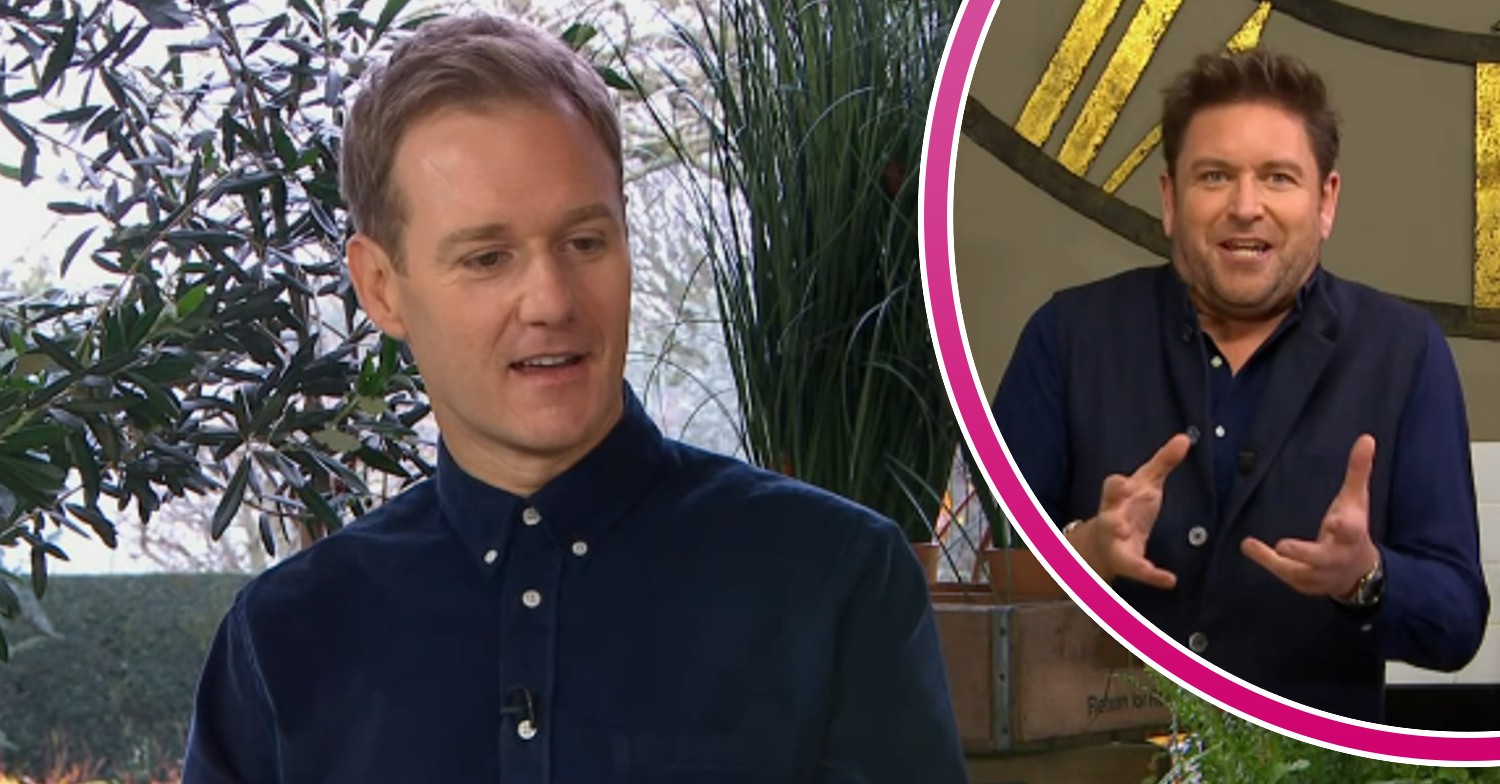 Dan Walker and James Martin on Saturday Morning today
