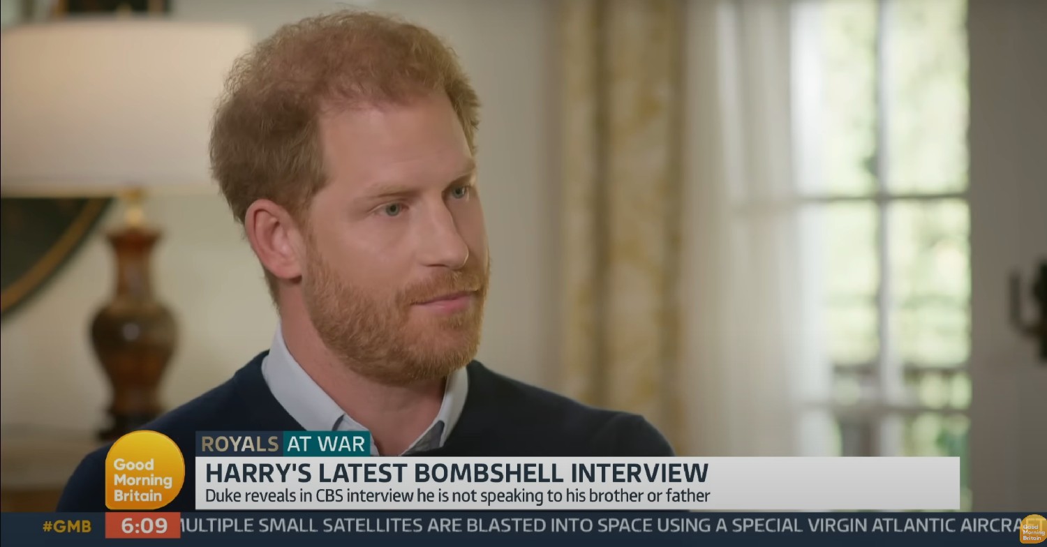 Prince Harry interview on GMB today 