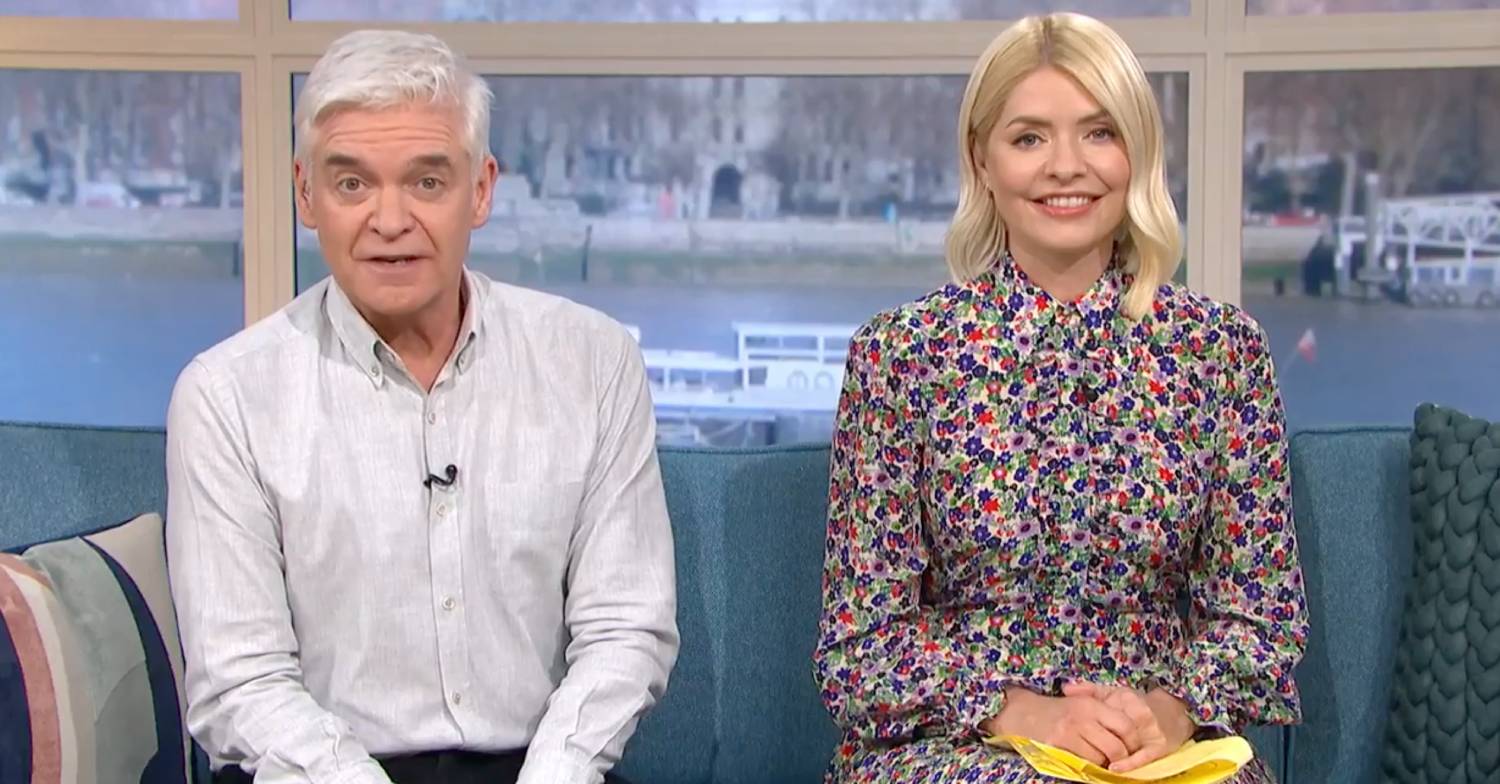 Phillip Schofield hosts This Morning with Holly Willoughby