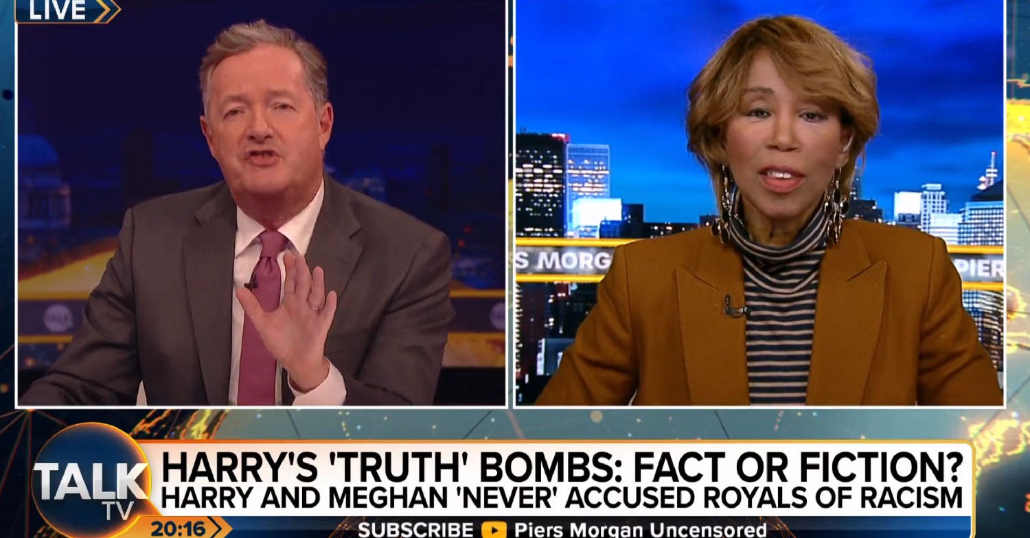 Piers Morgan and Trisha Goddard on Piers Morgan Uncensored 