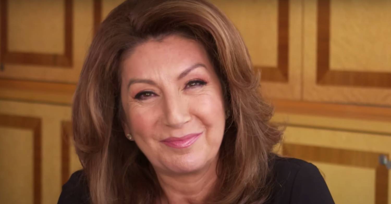 Jane McDonald smiles