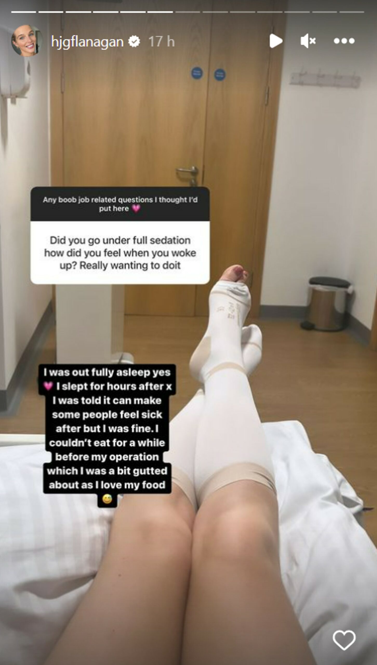 Helen Flanagan's Instagram story