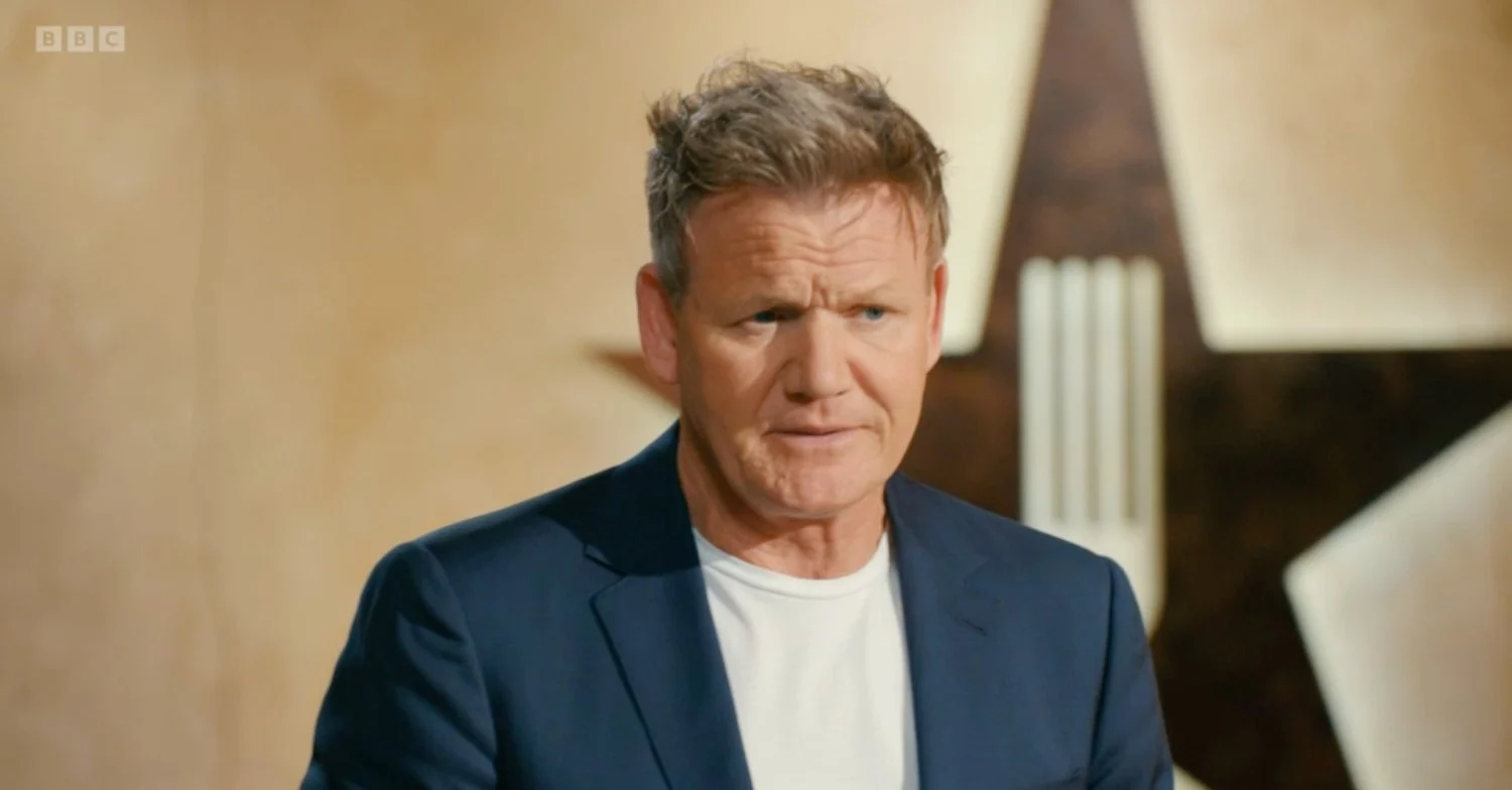 Gordon Ramsay looking concerned 