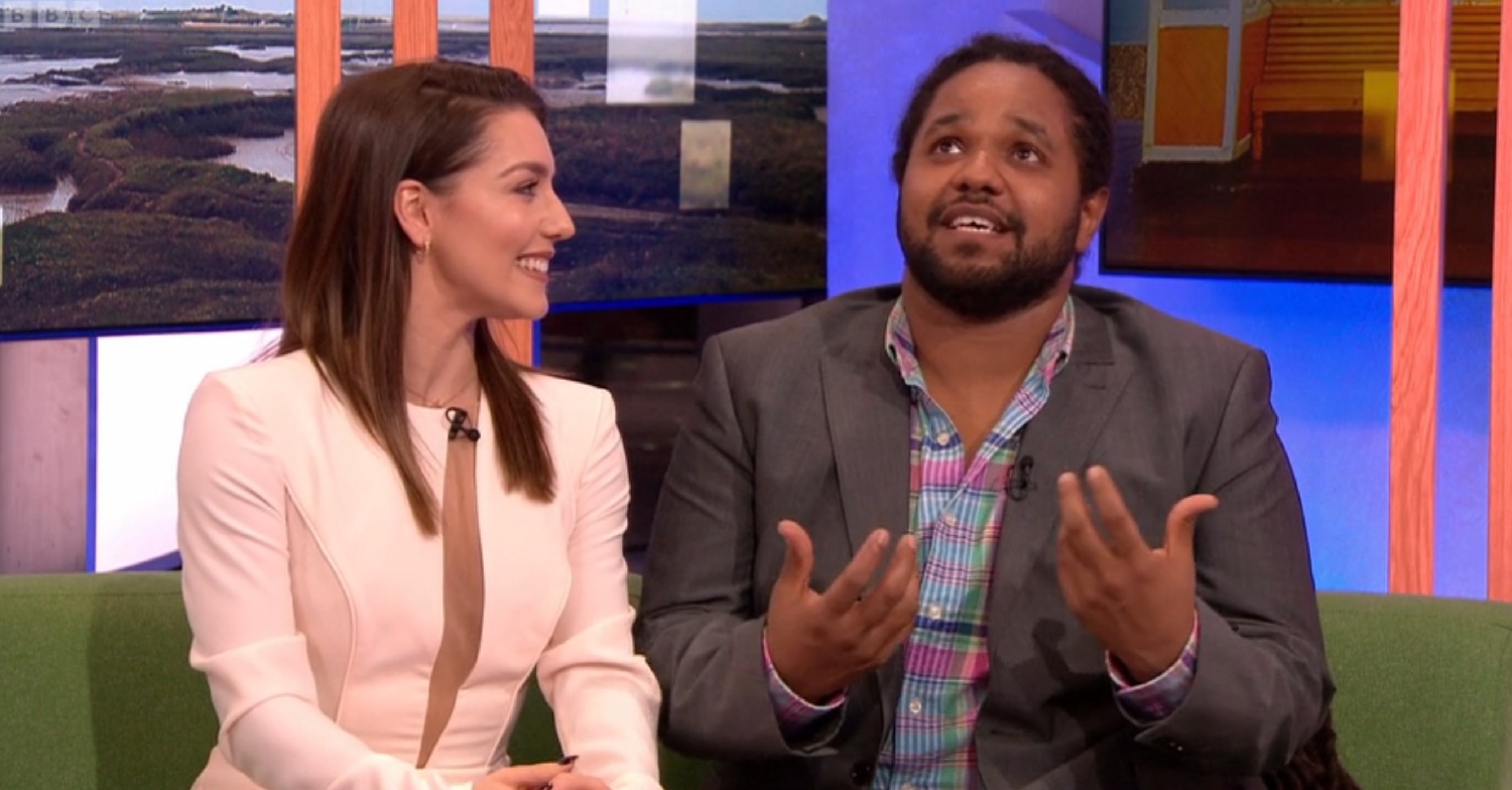 Strictly stars Jowita and Hamza Yassin on The One Show 