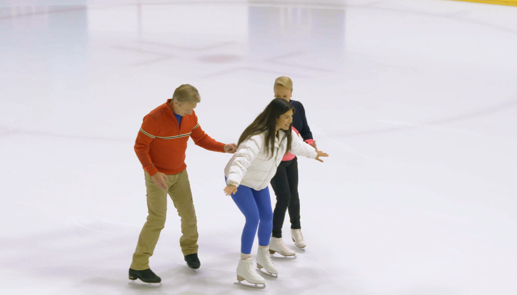 Ekin-Su is helped on the ice by skaters on Dancing on Ice first look
