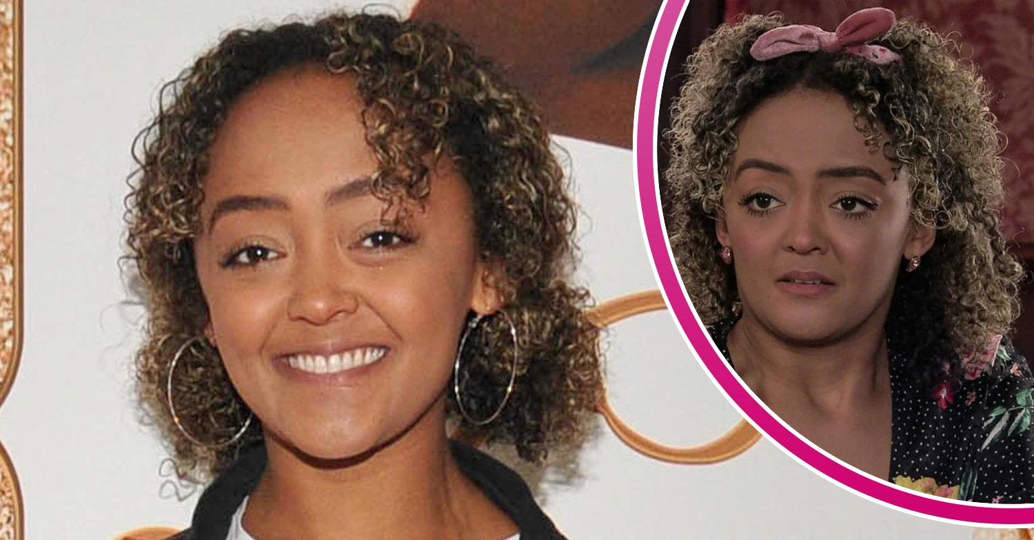 Coronation Street star Alexandra Mardell and as Emma Brooker