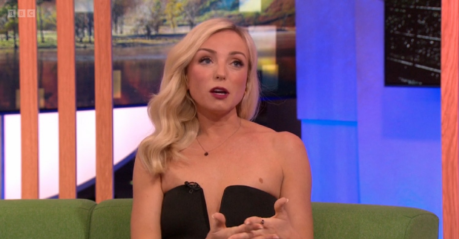 Helen George speaking on The One Show last night