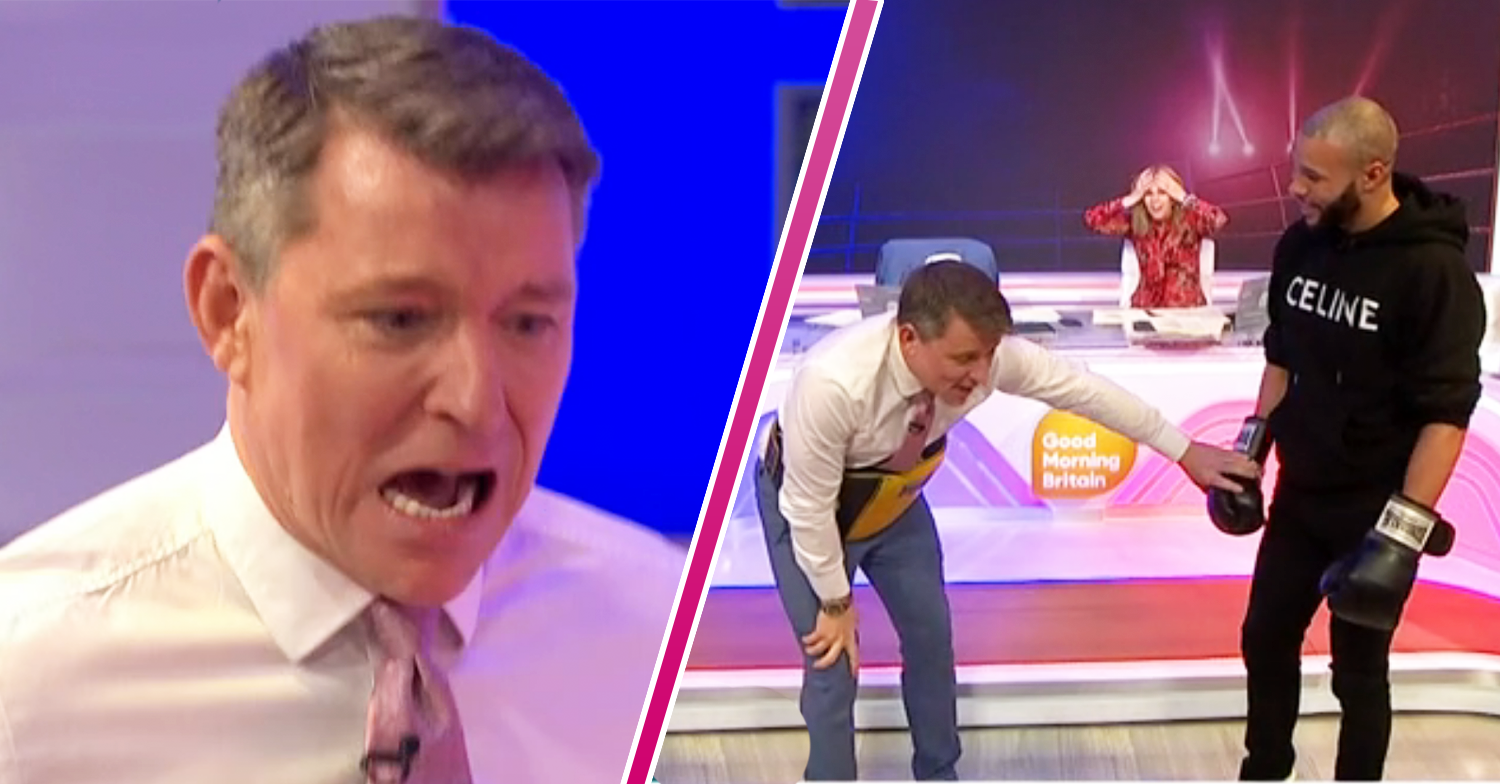 Ben Shephard getting punched on GMB