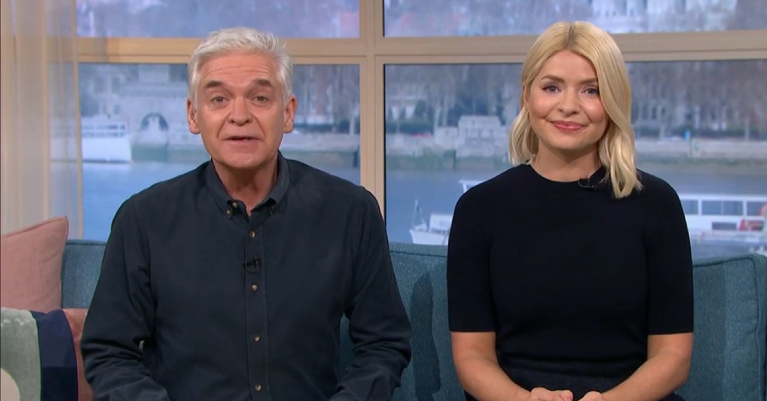 Phillip Schofield and Holly Willoughby on This Morning today 