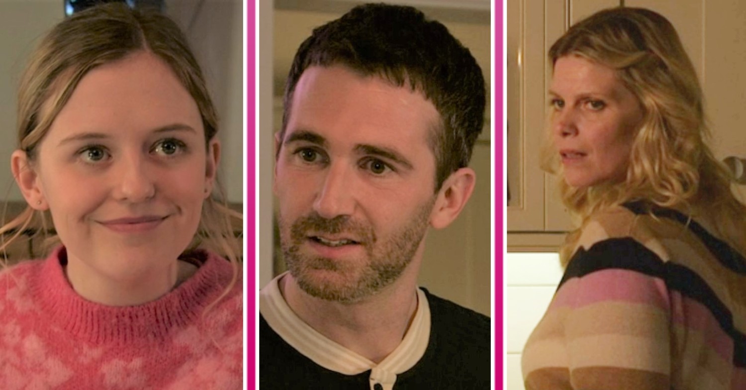 Coronation Street: Summer Mike and Esther in three-way split pic