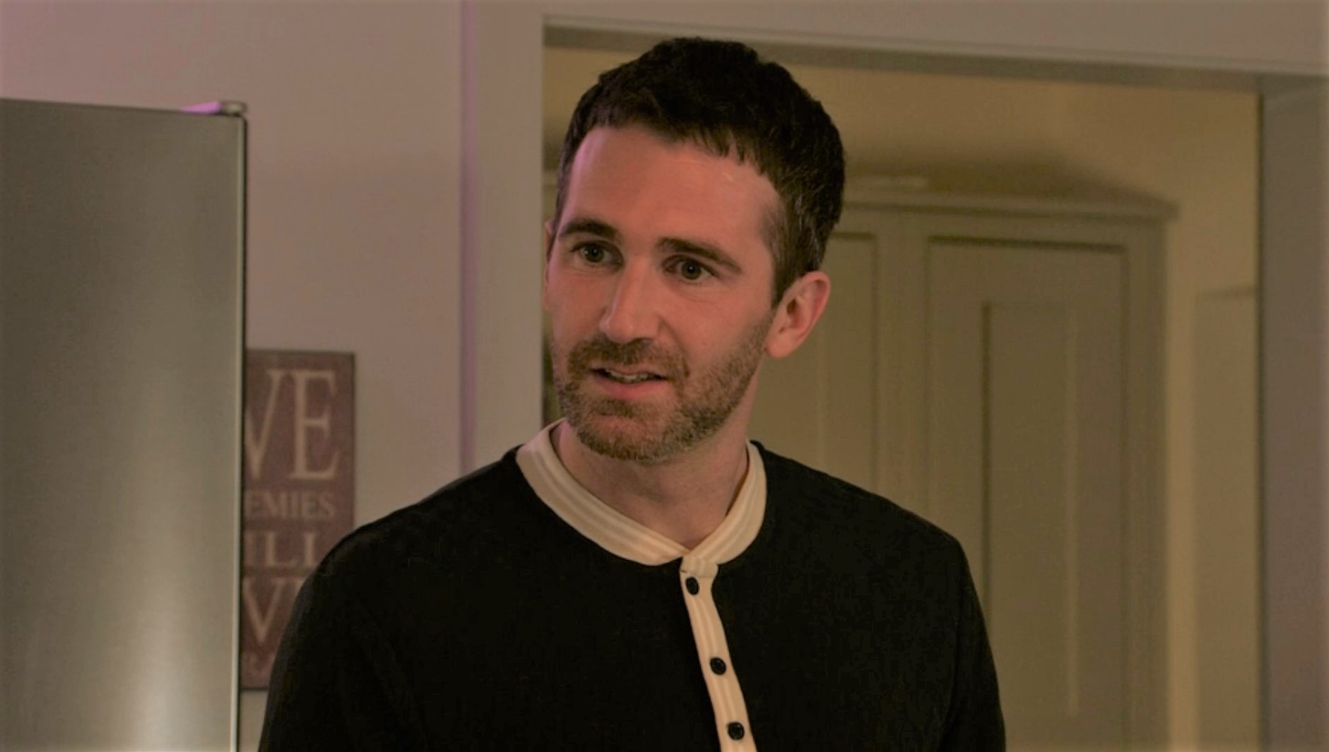 Mike in Coronation Street looks anxious as Summer grills him about Leanne