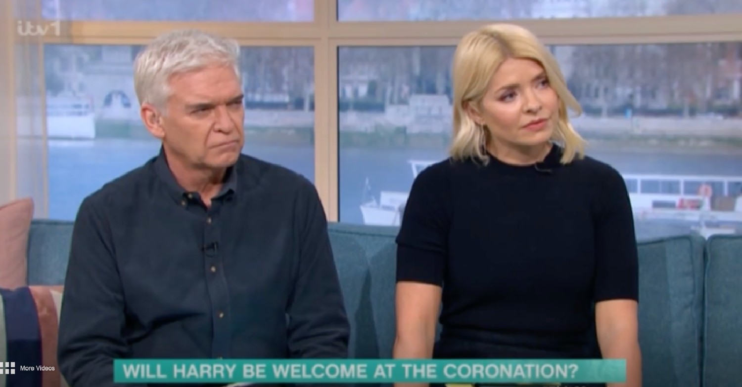 Phillip Schofield and Holly Willoughby on This Morning today