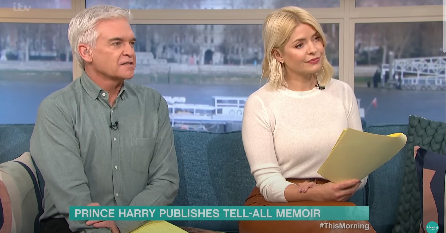 Phillip Schofield and Holly Willoughby on This Morning today 