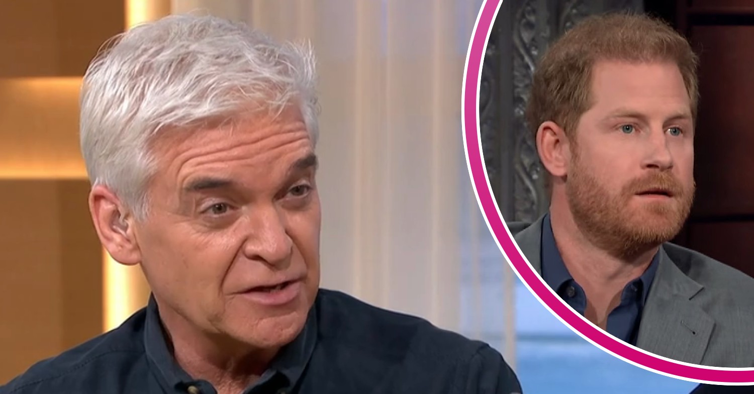 Phillip Schofield on This Morning today, Prince Harry