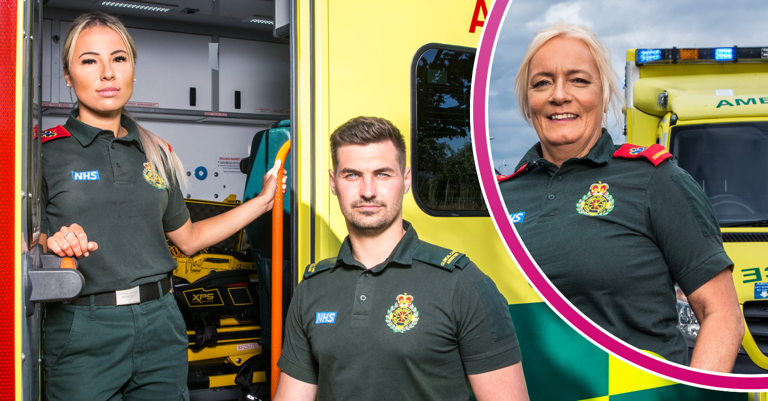 Ambulance staff working on the BBC show