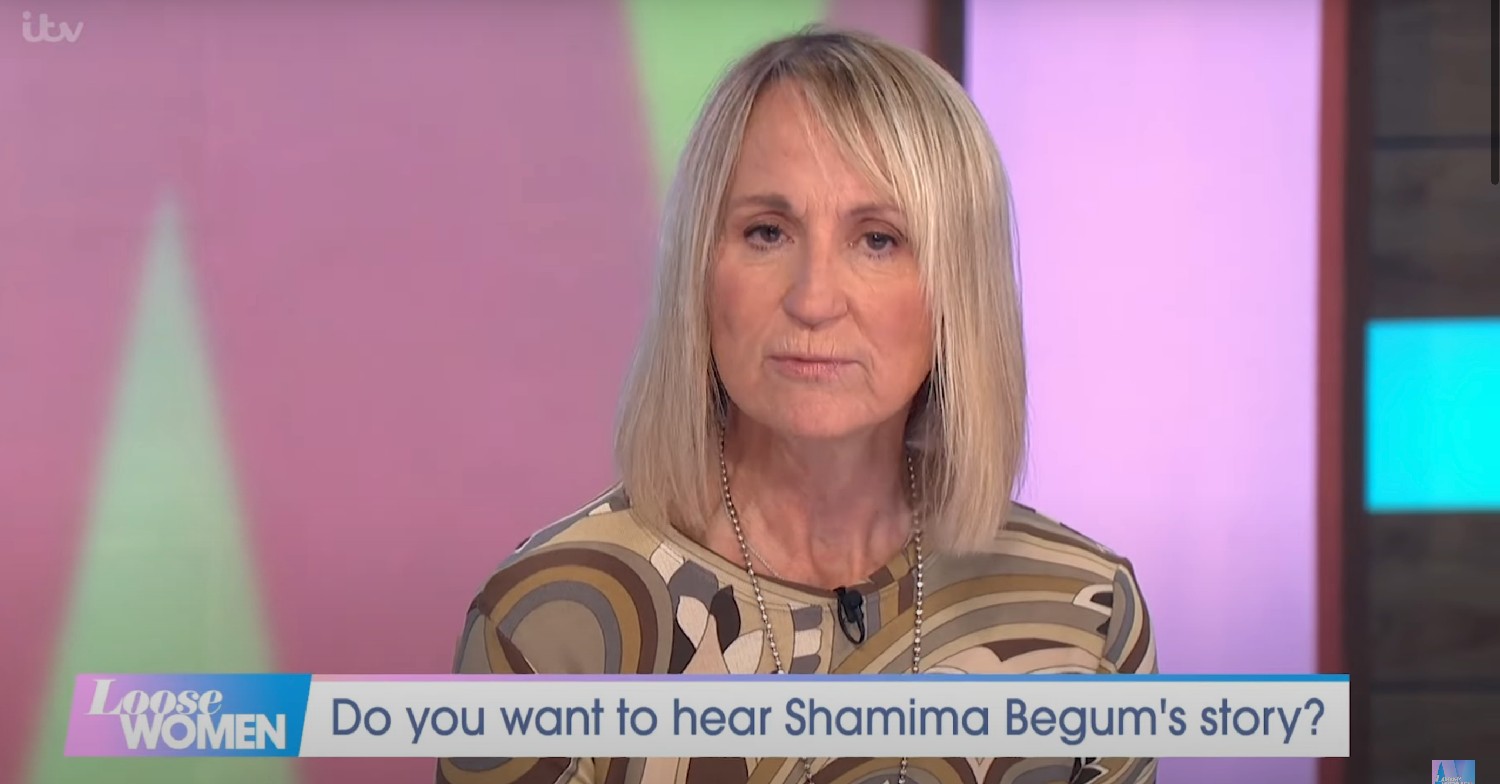Carol McGiffin on Loose Women today 