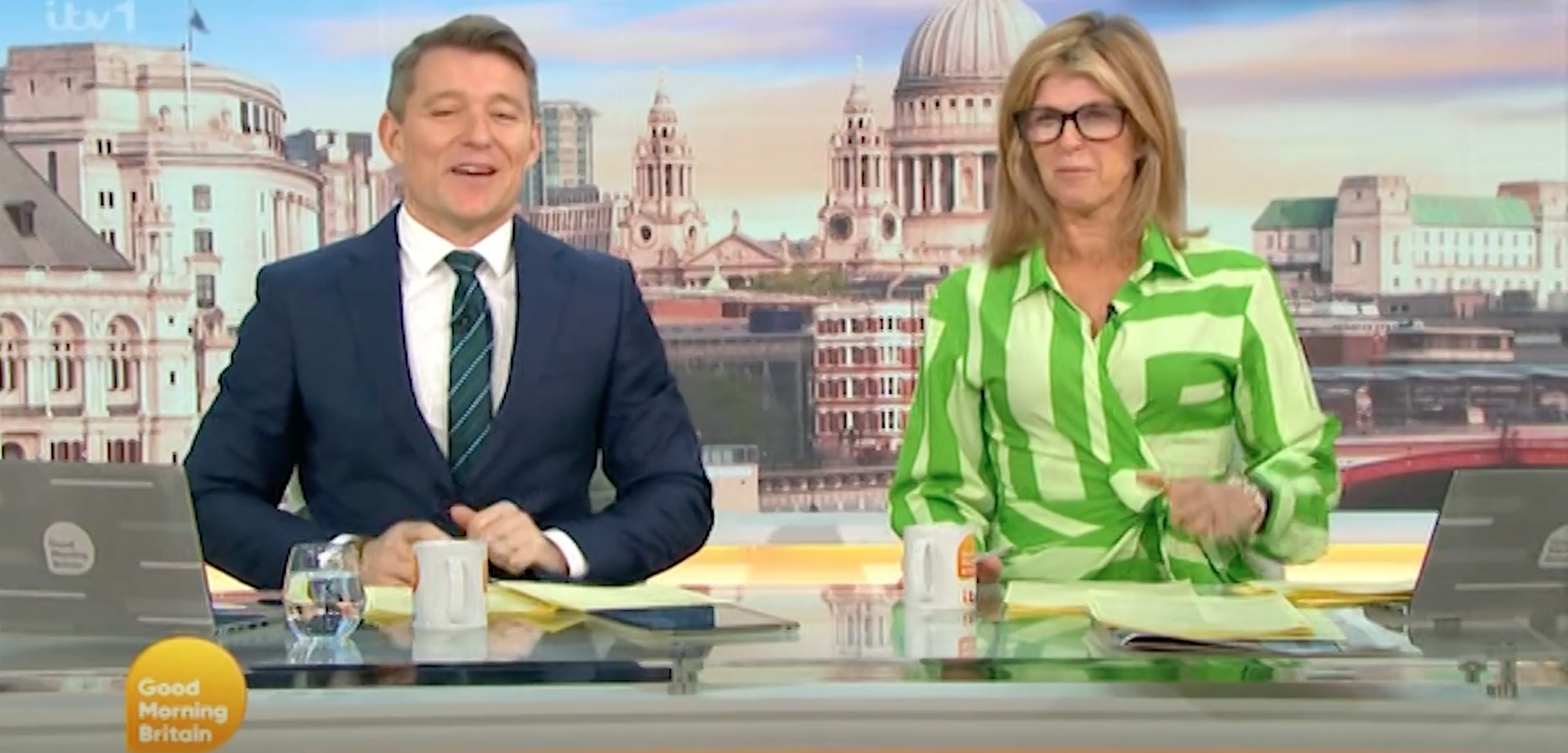 Ben Shephard and Kate Garraway on Good Morning Britain 