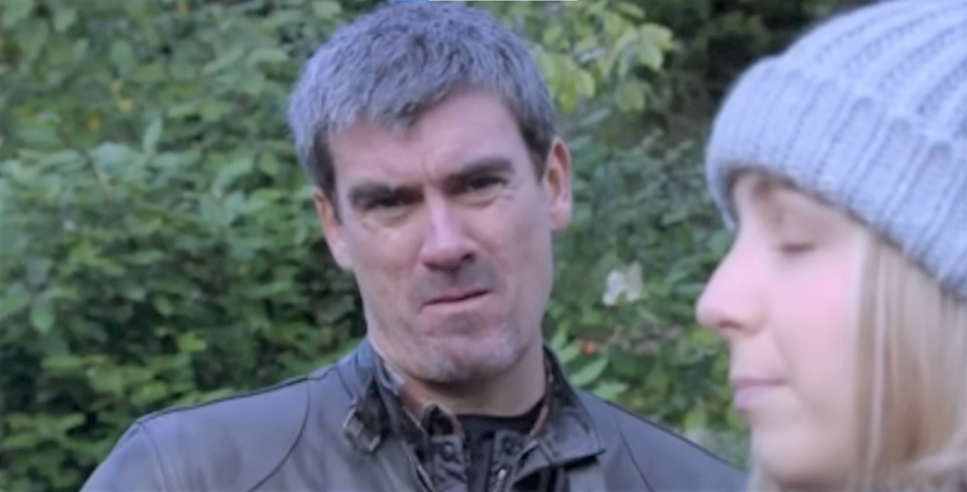 Emmerdale: Cain looks disparagingly at Belle