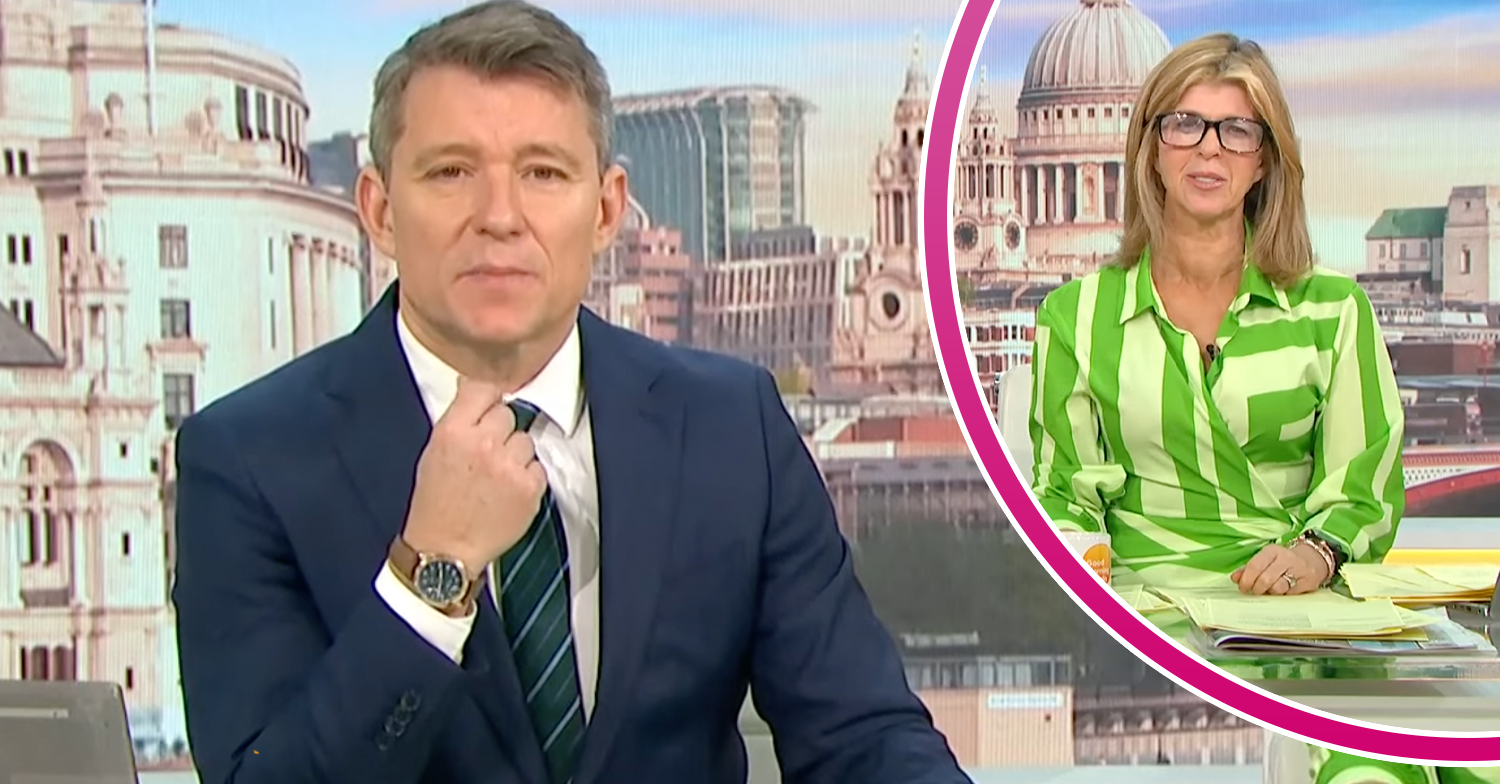 Ben Shephard and Kate Garraway on Good Morning Britain today