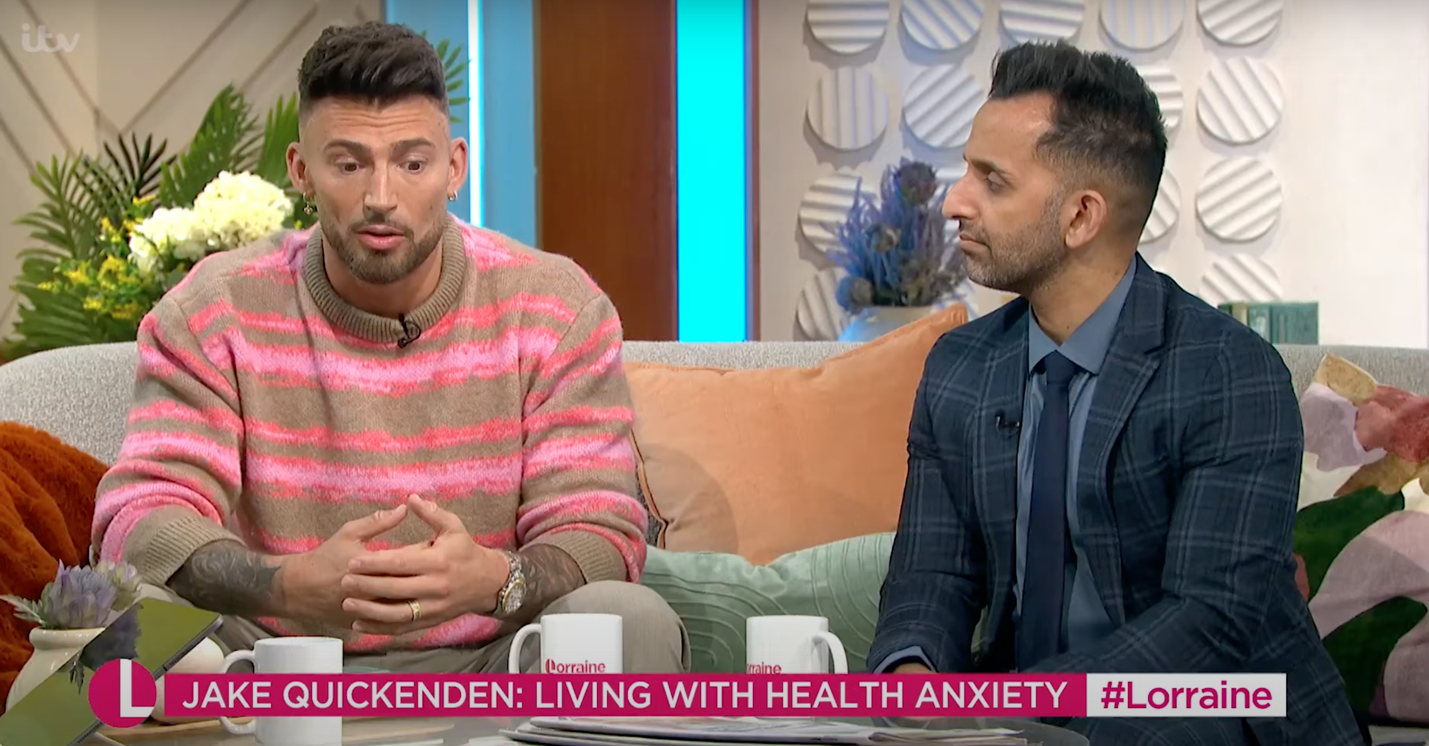 Jake Quickenden and Dr Amir on Lorraine 