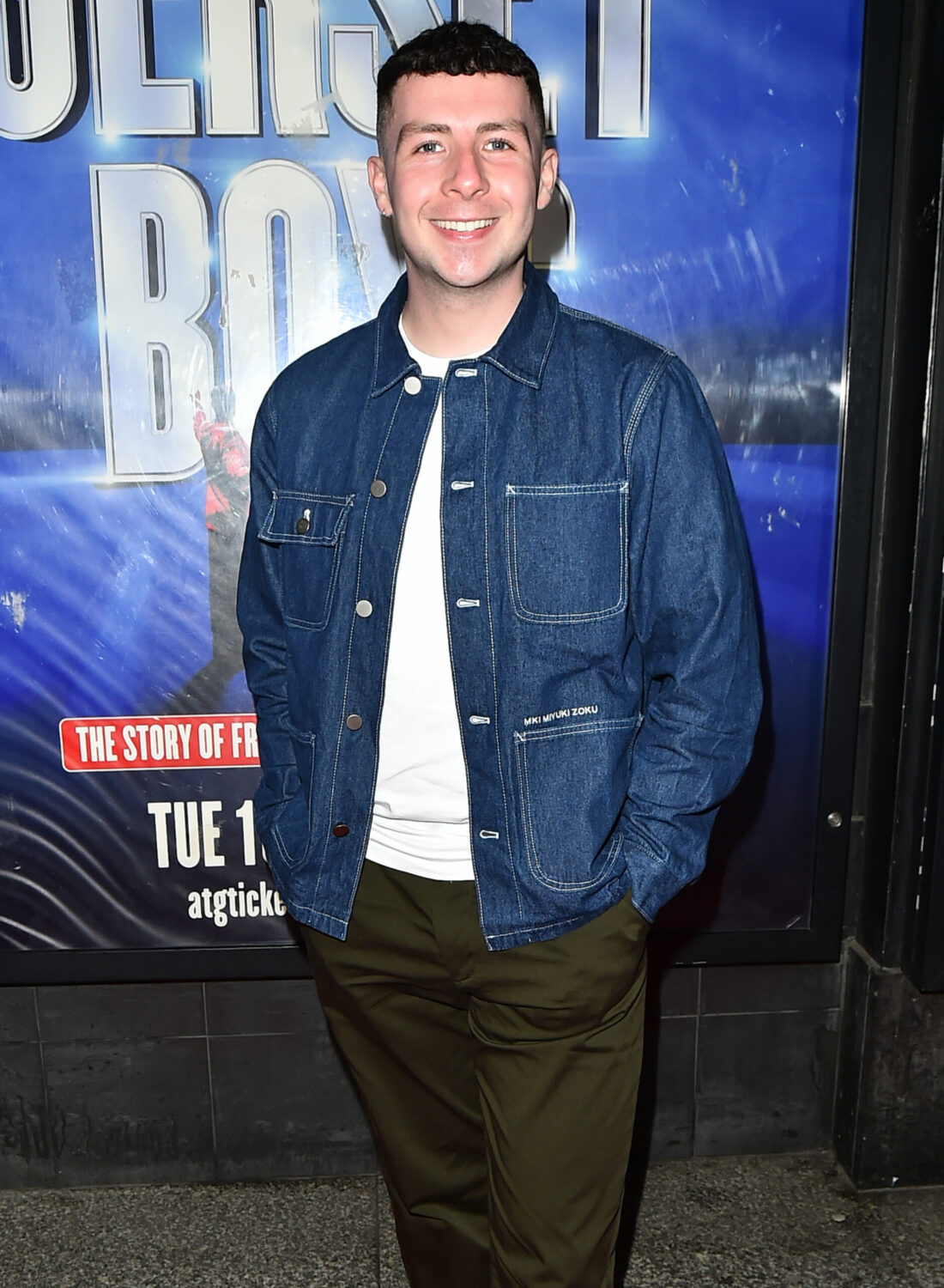 Jack James Ryan smiles on the red carpet