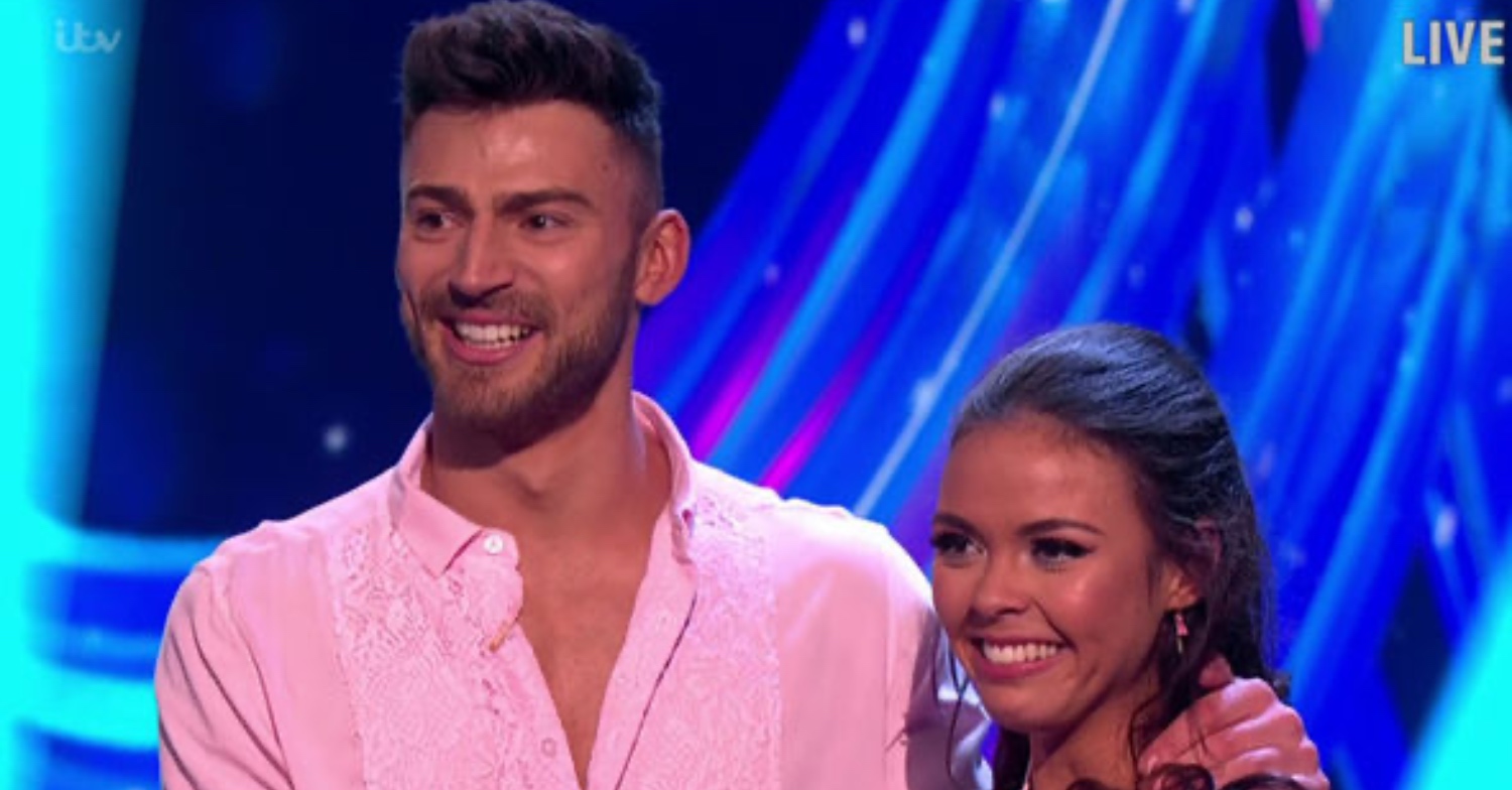 Jake Quickenden and Vanessa Bauer on Dancing On Ice