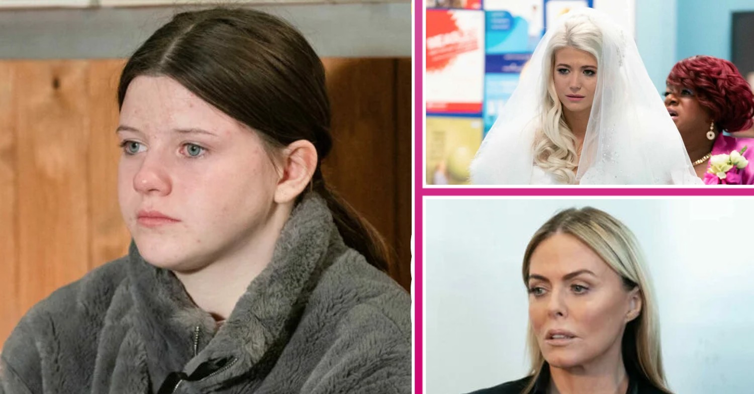 EastEnders' Lily, Lola and Emma in three-way split pic