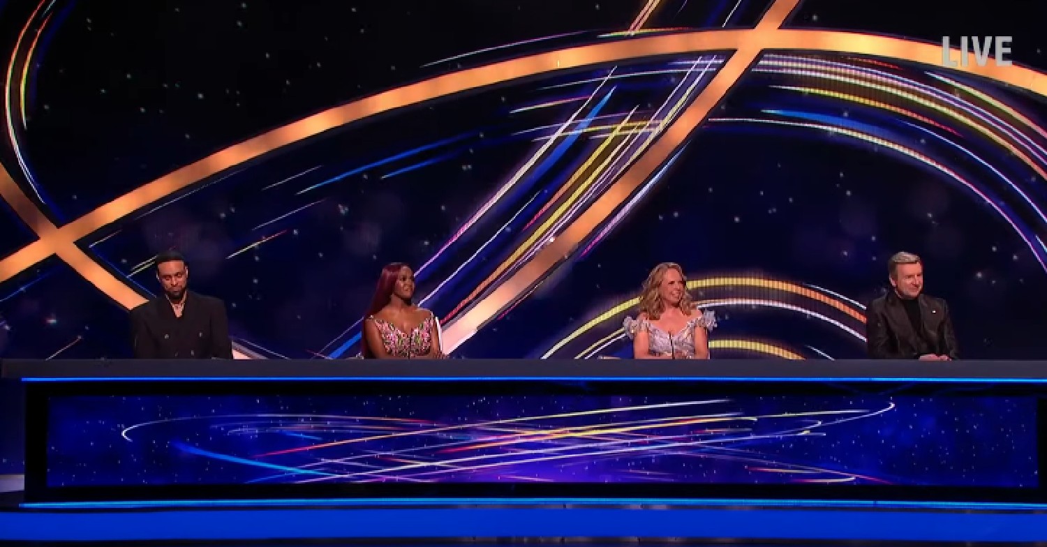 Oti Mabuse on Dancing On Ice judging panel with fellow judges