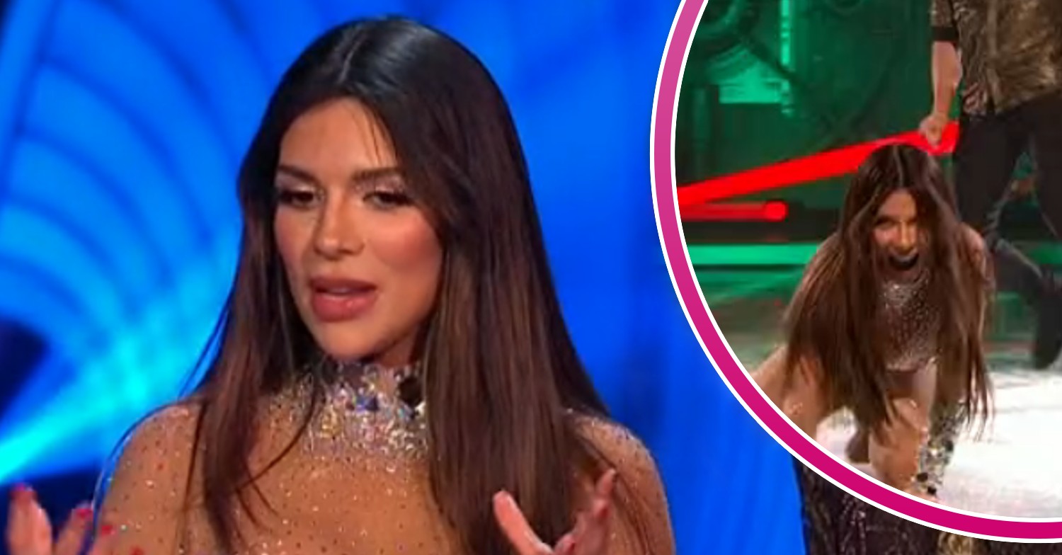 Ekin-Su speaking and performing on Dancing On Ice