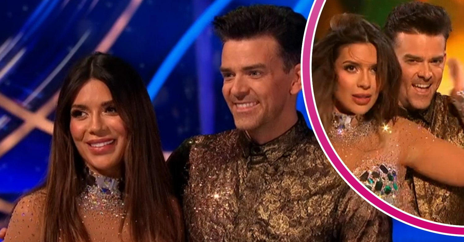Ekin-Su and partner Brendyn on Dancing On Ice launch show