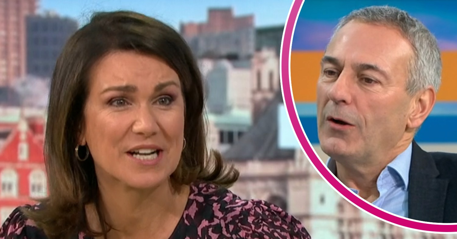Susanna Reid and Kevin Maguire on GMB today