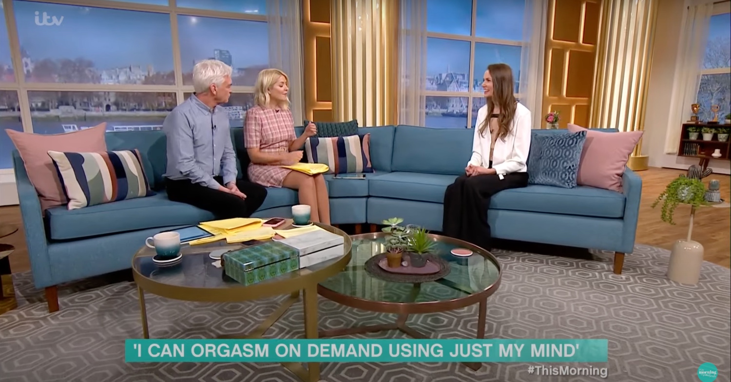 This Morning guest Karolin Tsarski speaking to Holly and Phil today