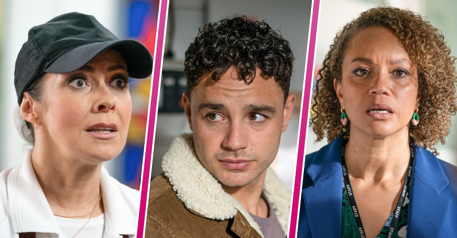 Waterloo Road cast: Nicky, Donte and Kim in threeway split pic