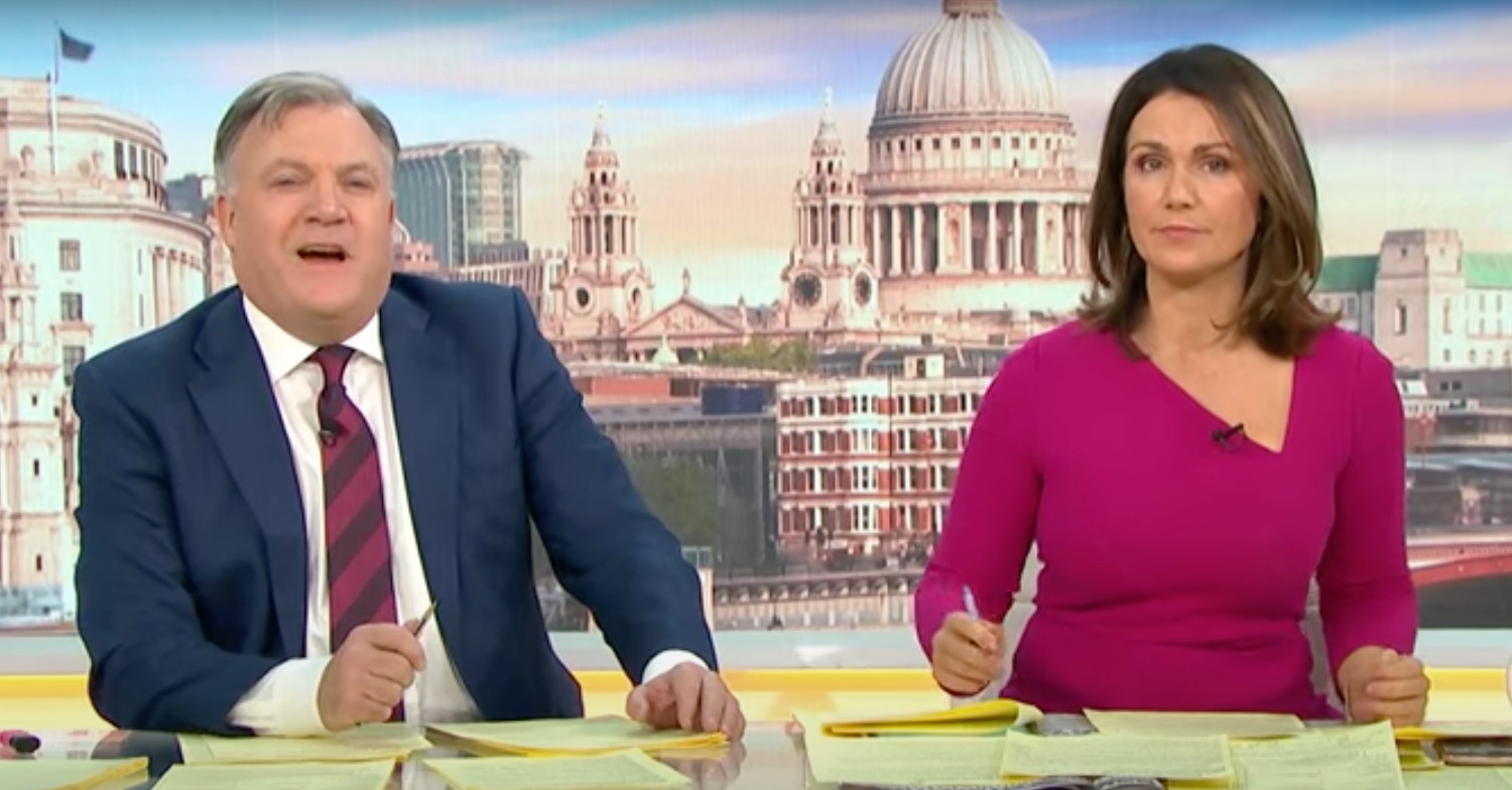 Susanna Reid and Ed Balls on GMB