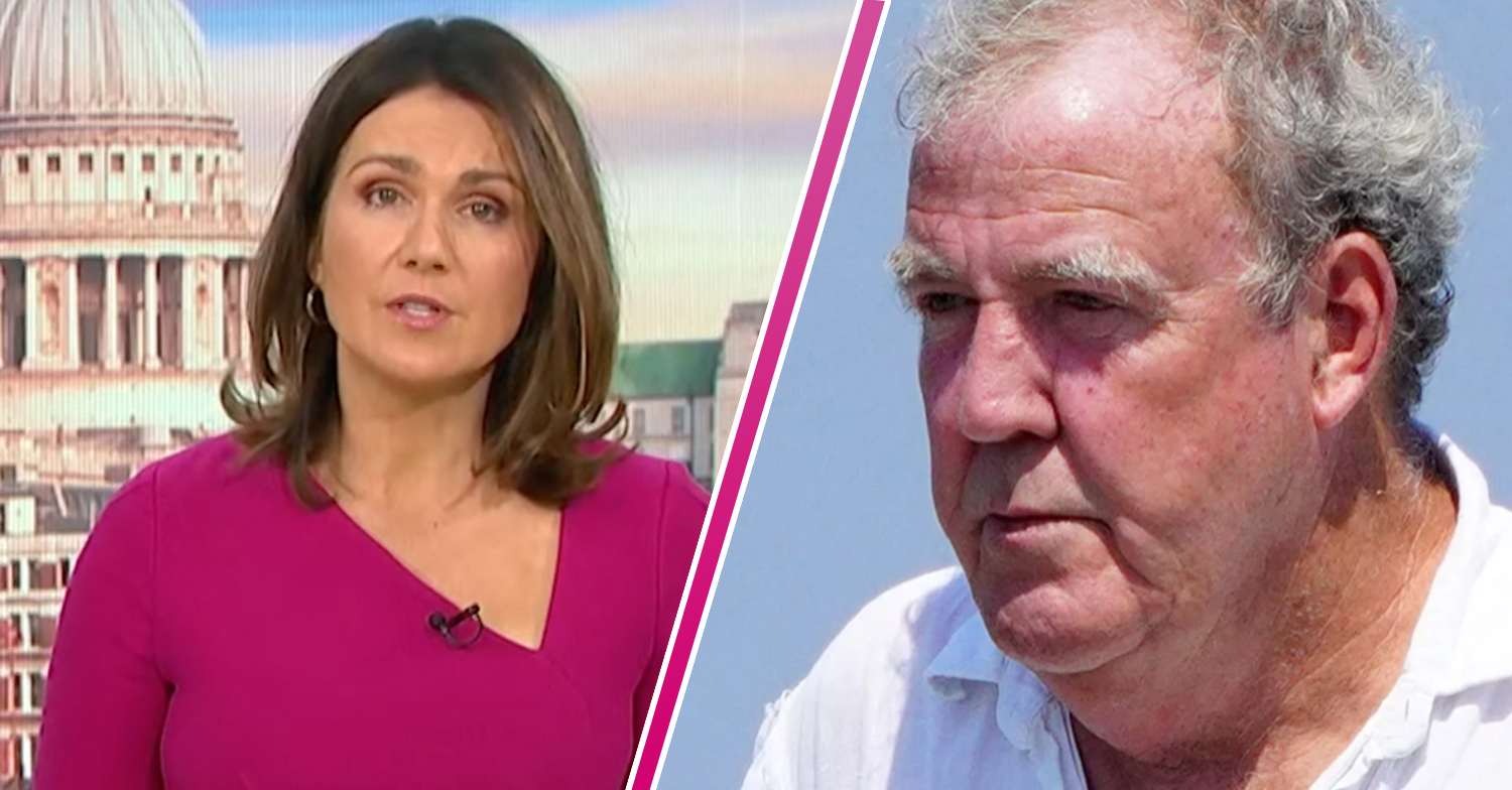 Susanna Reid on GMB and Jeremy Clarkson looking stern