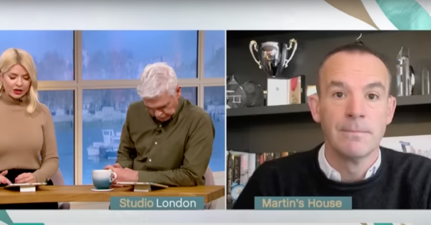 Martin Lewis talks about energy bills on This Morning