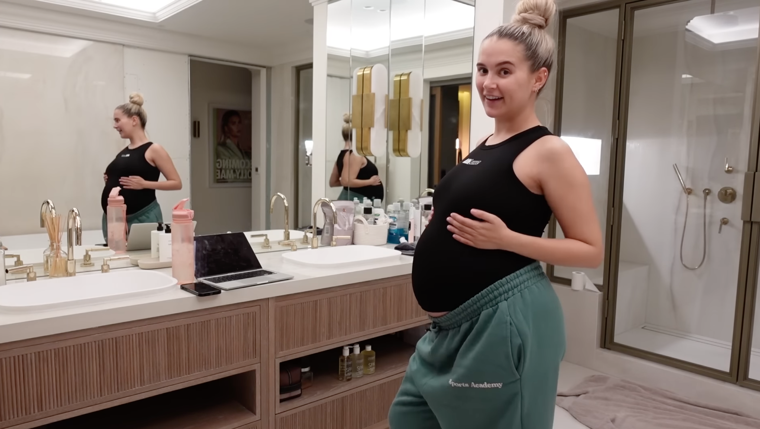 Molly-Mae Hague showing off her baby bump