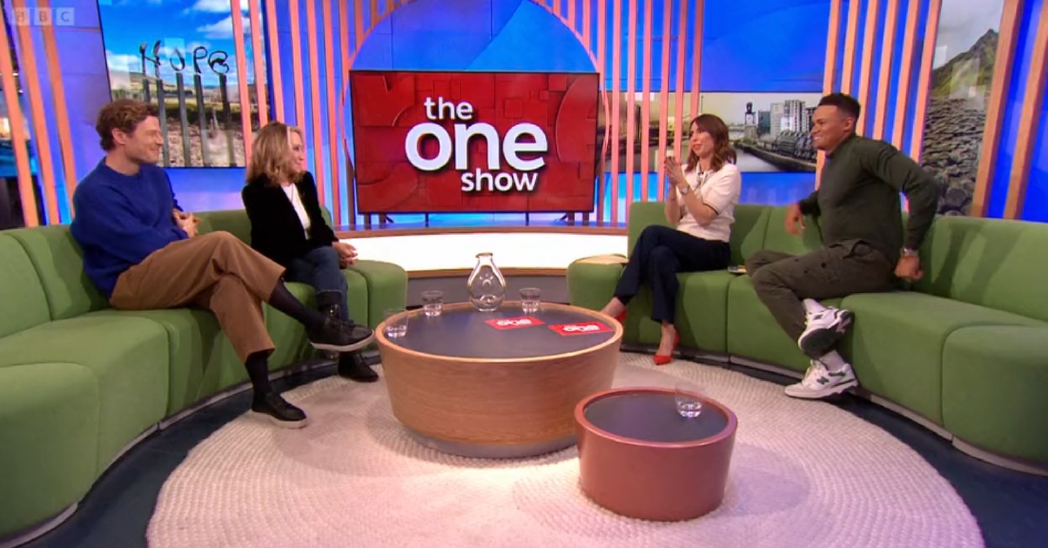 James Norton, Felicity Kendall, Alex Jones, Jermaine Jenas on The One Show 