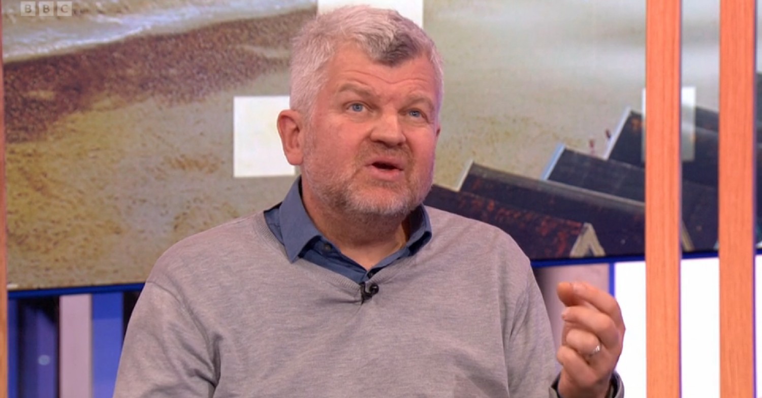Adrian Chiles on The One Show 