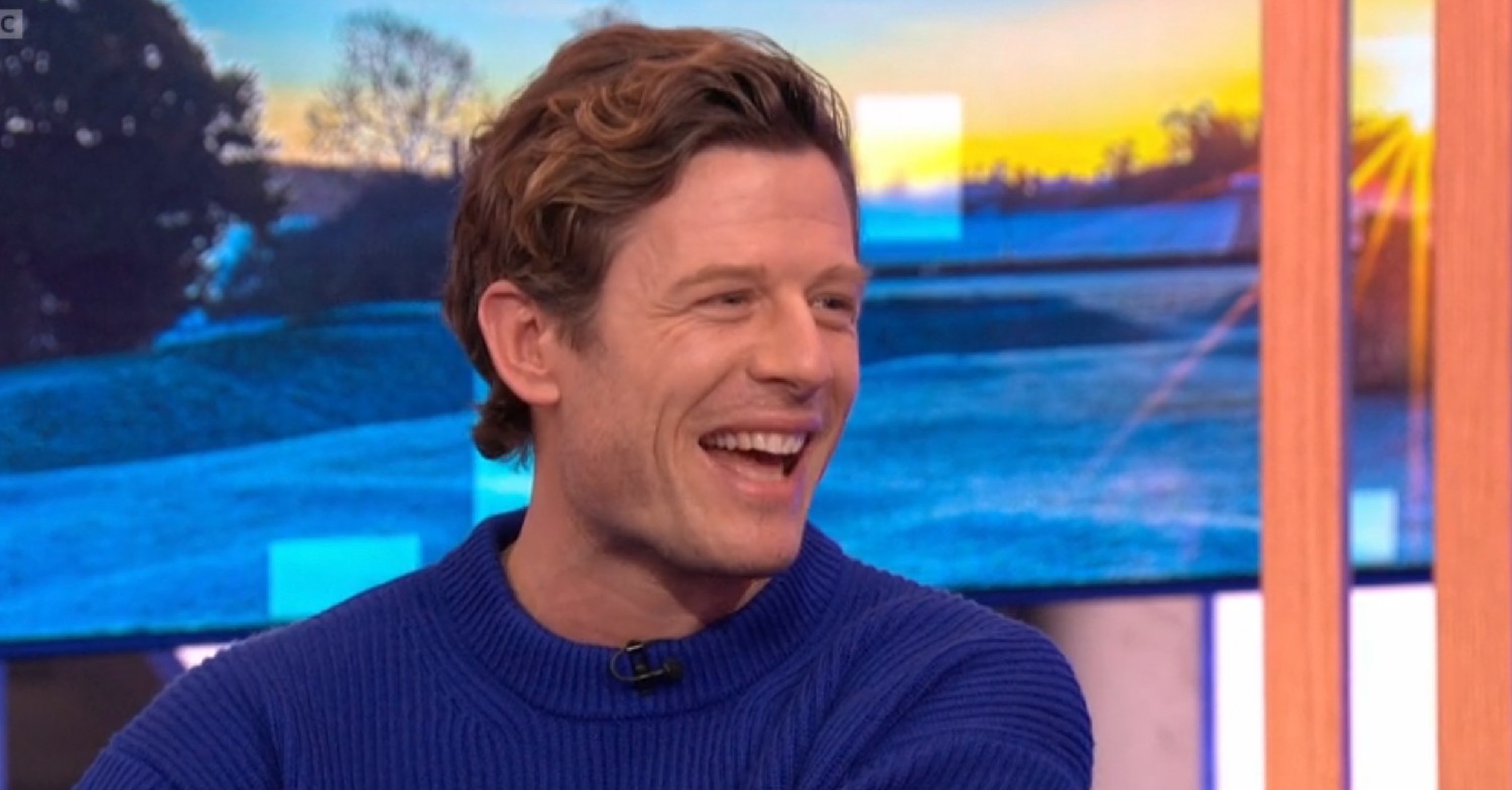 James Norton laughing on The One Show