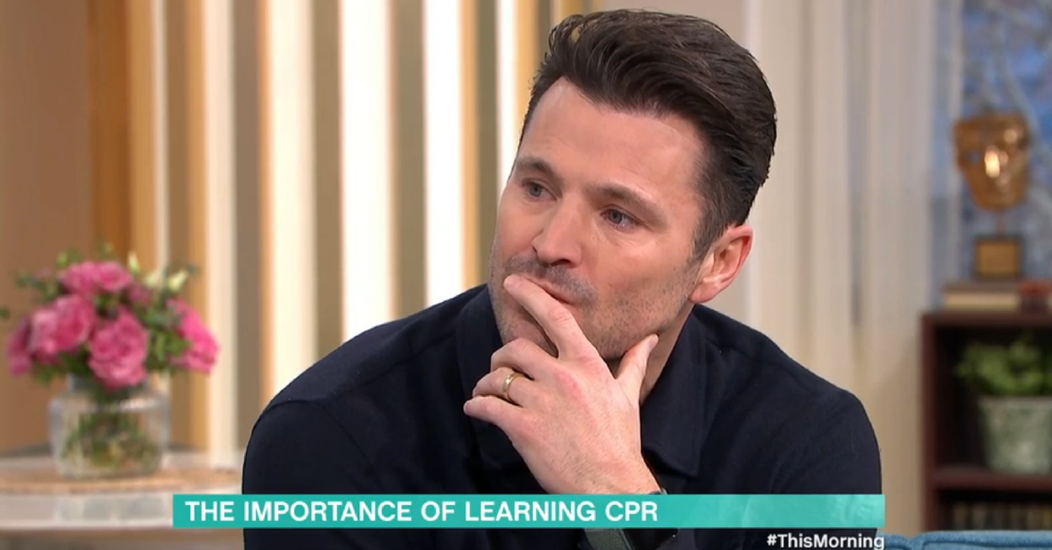 Mark Wright emotional on This Morning today