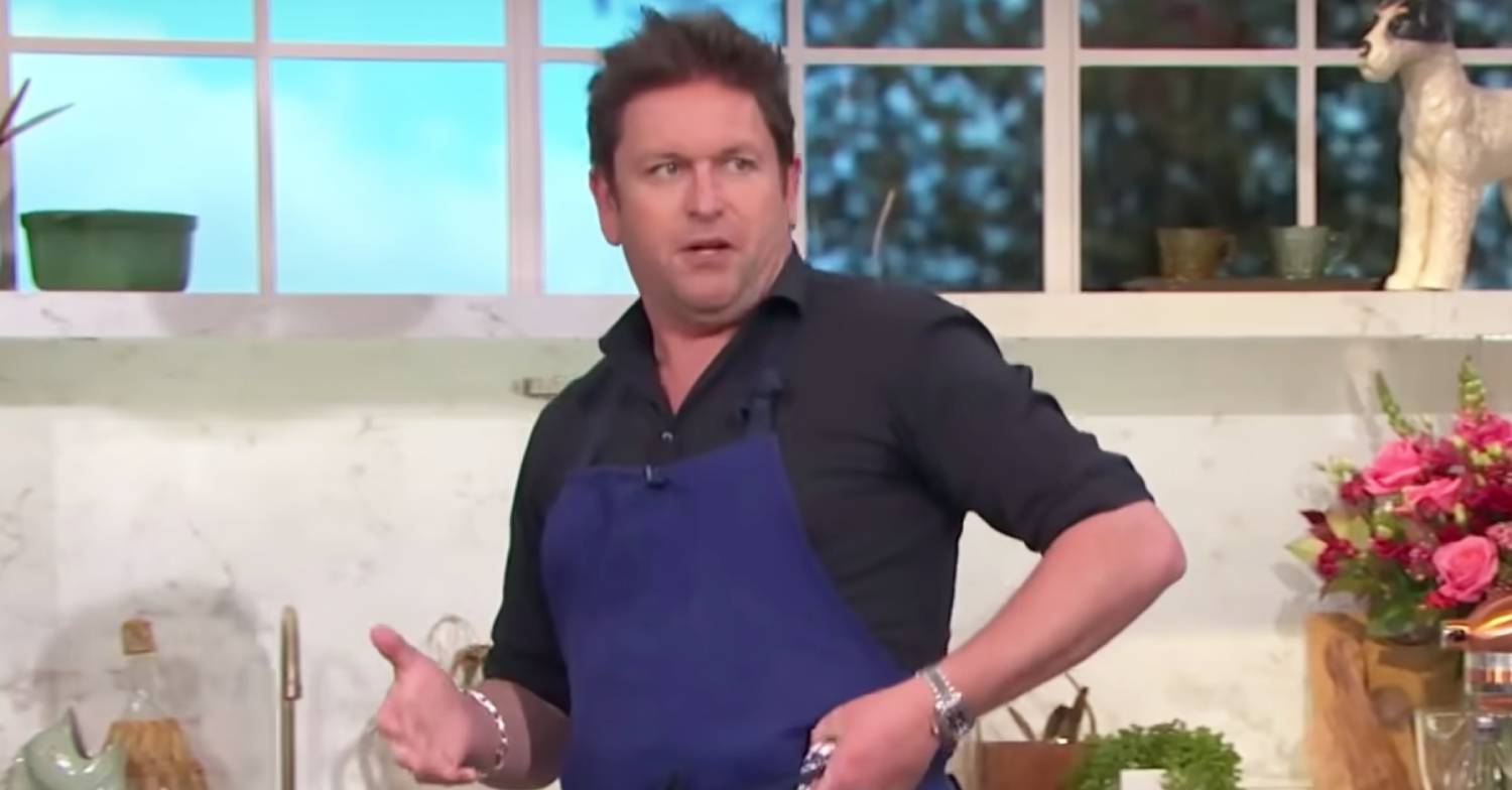 James Martin, TV chef, looks around