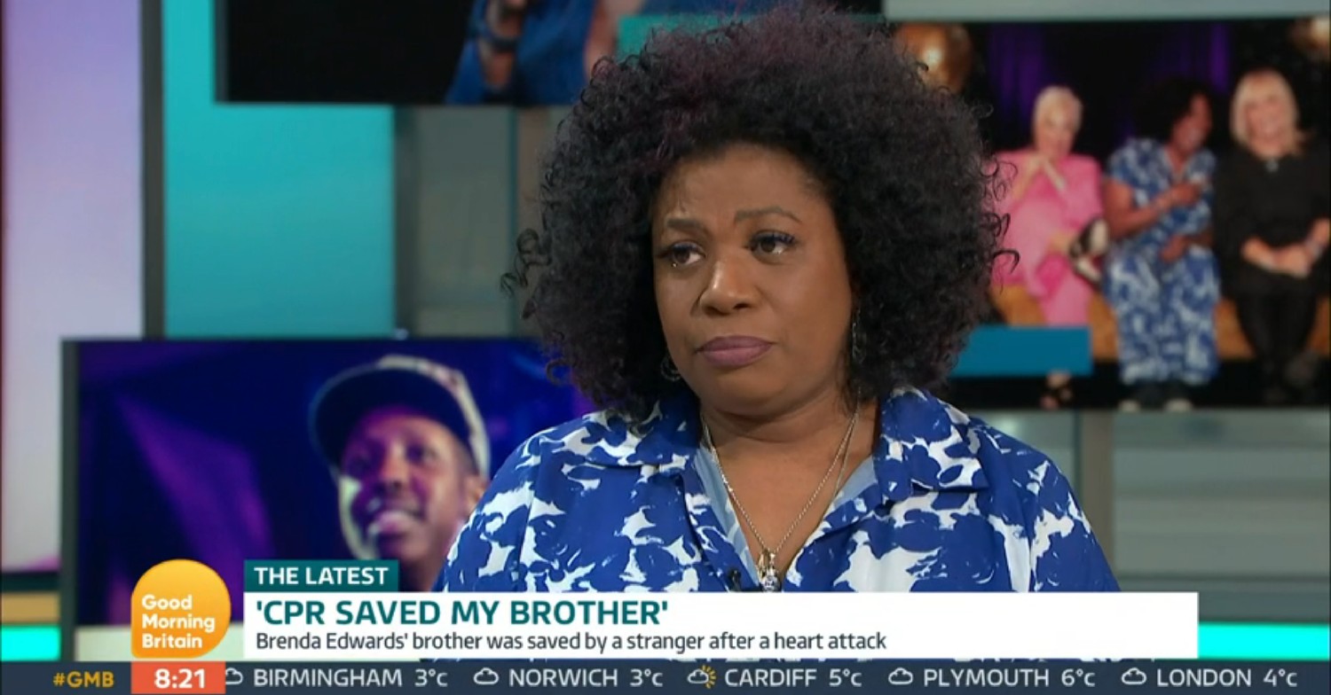 Brenda Edwards on GMB today