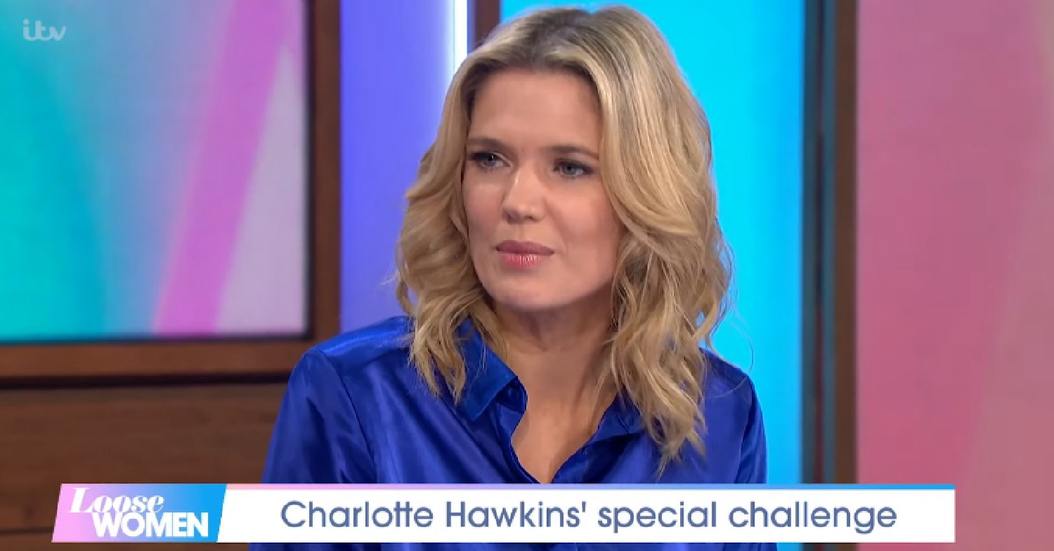 Charlotte Hawkins speaking on Loose Women today