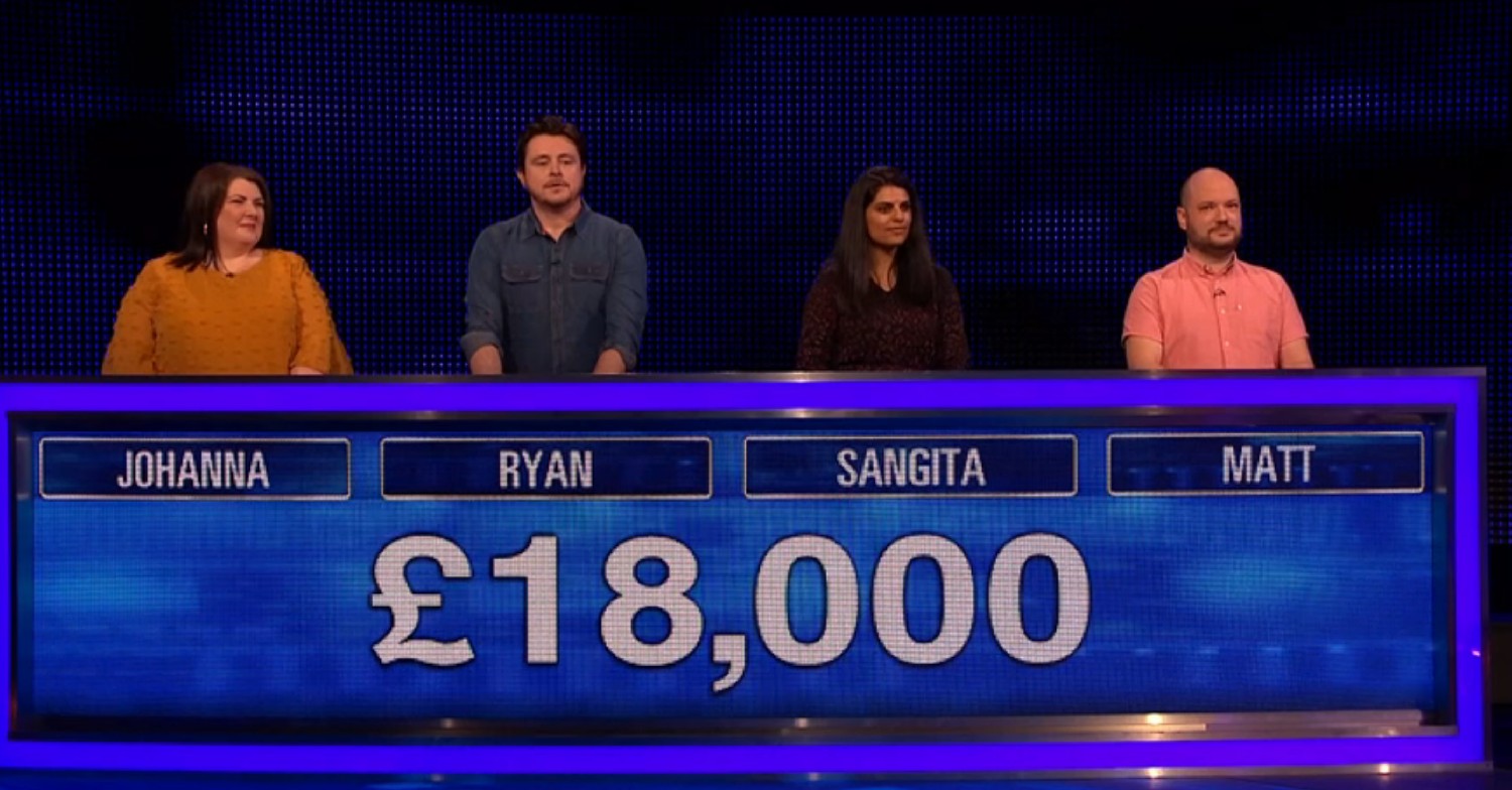 The Chase contestants 