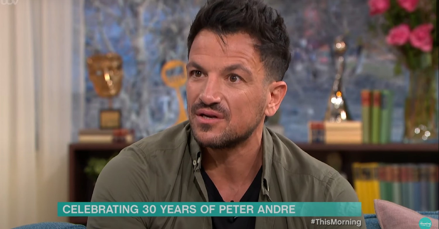 Peter Andre on This Morning today 