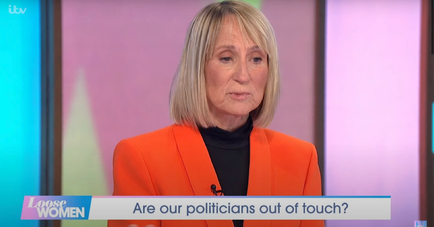 Carol McGiffin on Loose Women today 