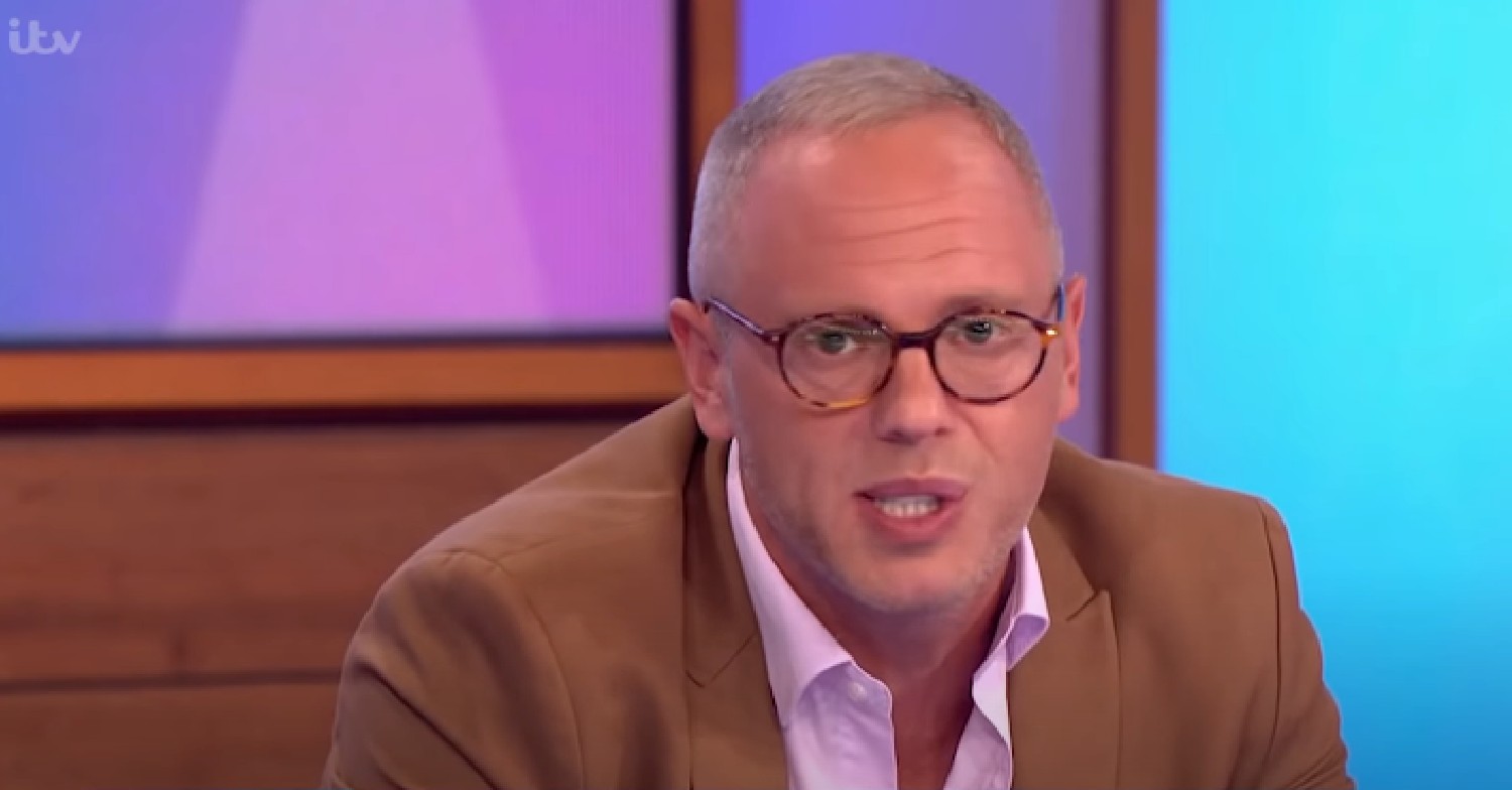 Judge Robert Rinder on Loose Women with glasses on
